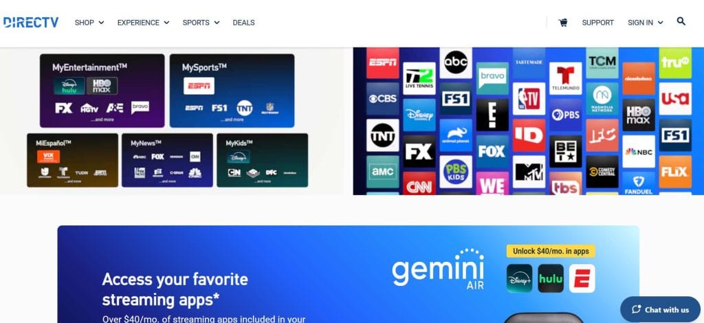 Directv avec Starlink