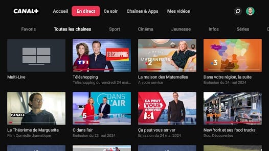 canal + sur starlink