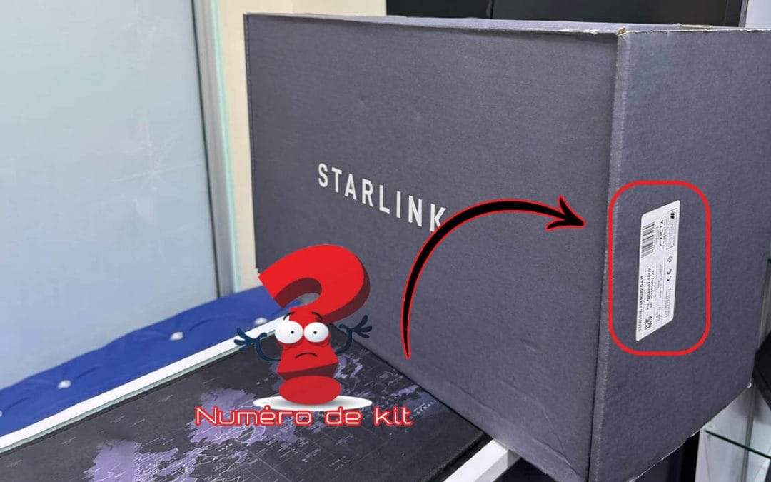 carton starlink et numéro de kit