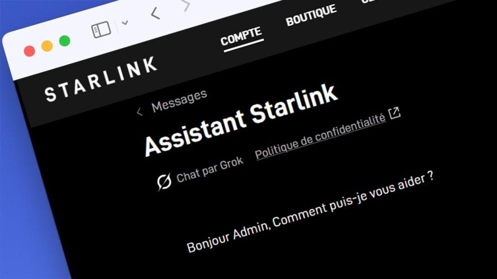 assistant grok dans starlink