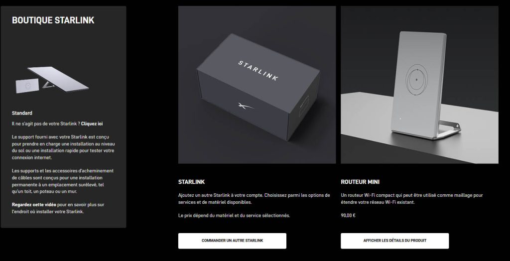 boutique starlink routeur mini