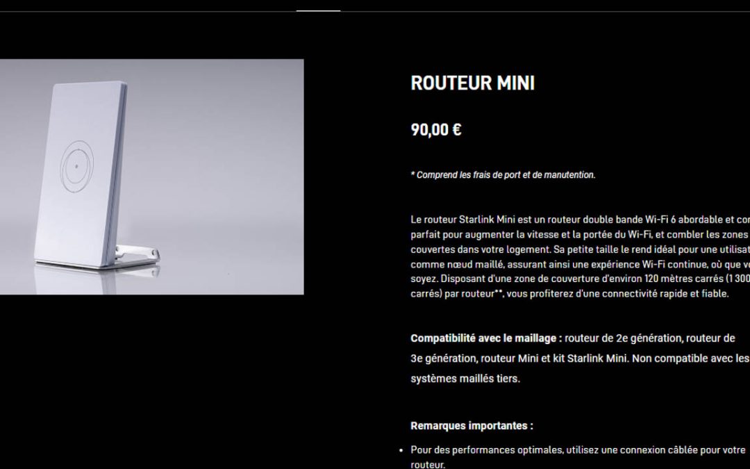 augmentation prix routeur mini