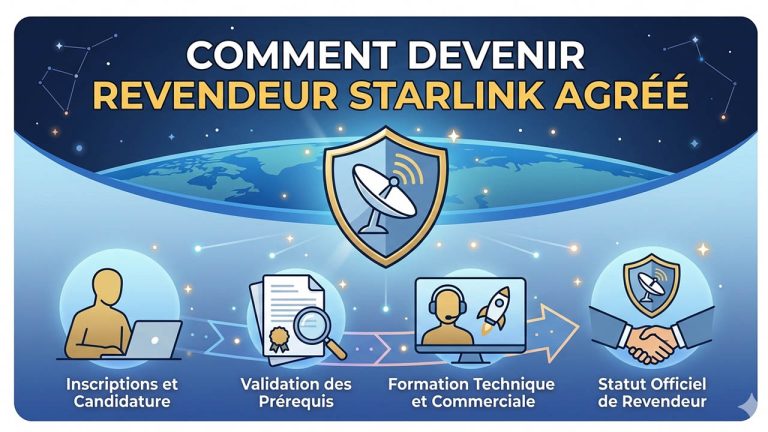 vendeur agréé starlink