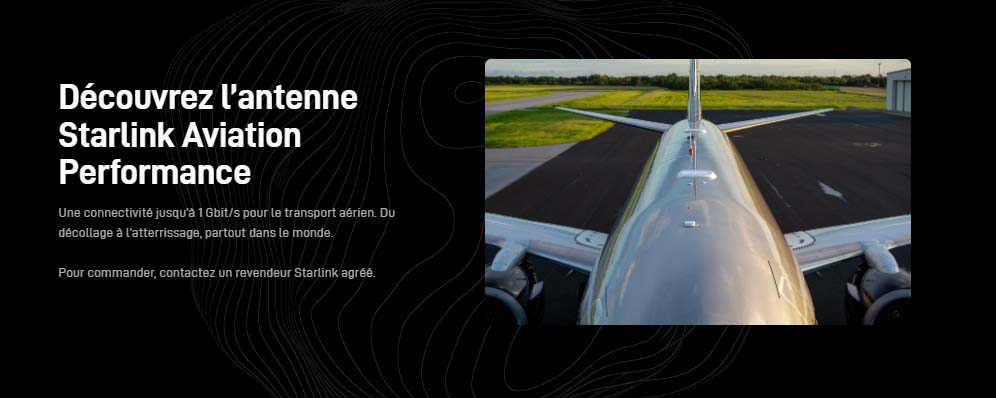 1 gbps en aviation avec starlink